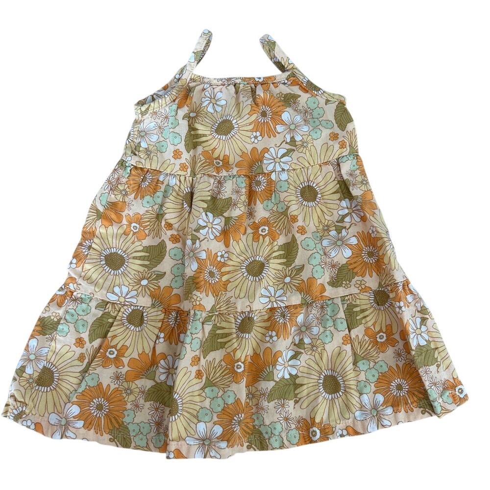 Little Co. by Lauren Conrad Floral Tiered Dress – Size 24M – Summer Retro Print